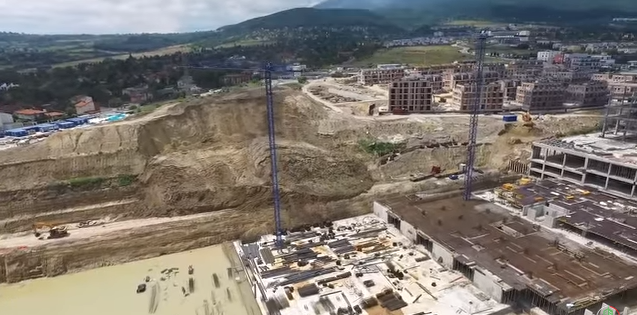Вижте от птичи поглед изграждането на комплекса Garitage Park в София (ВИДЕО)