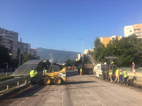 Ремонтират седем ключови трасета в София