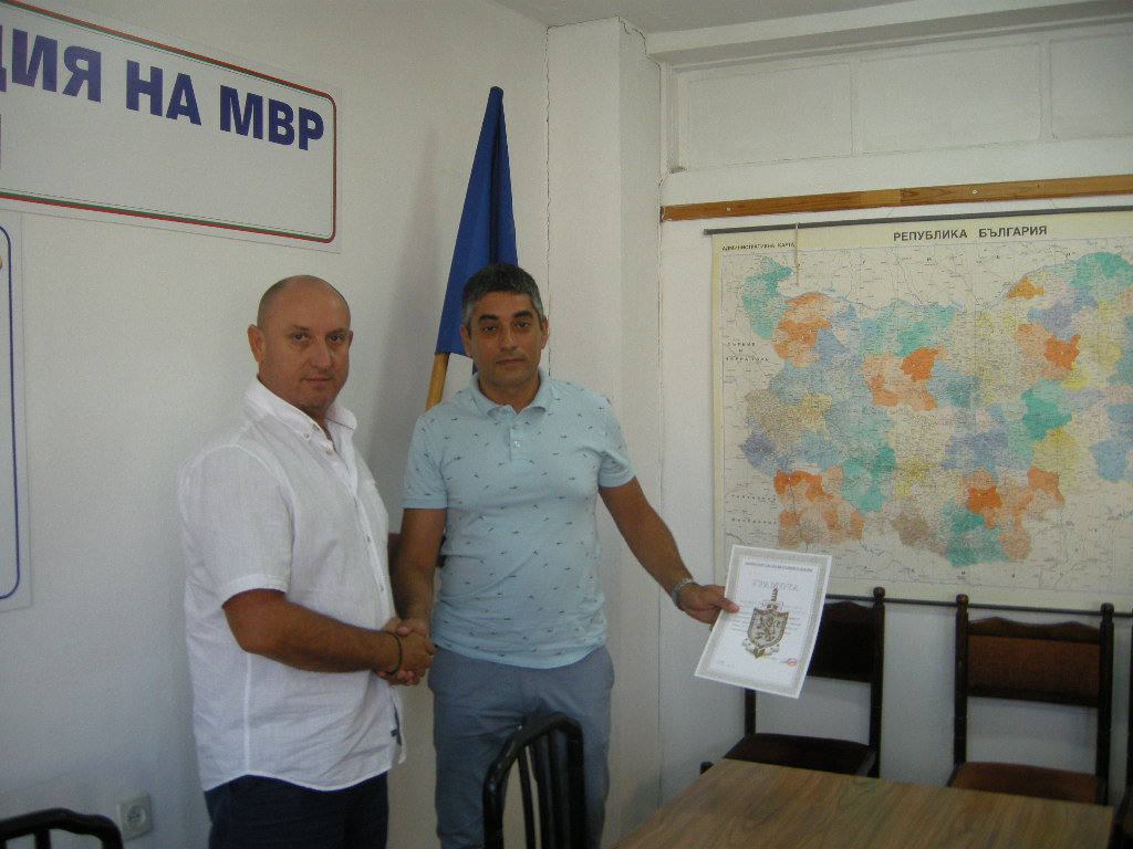 Главният секретар на МВР награди криминалисти от Сливен и Нова Загора