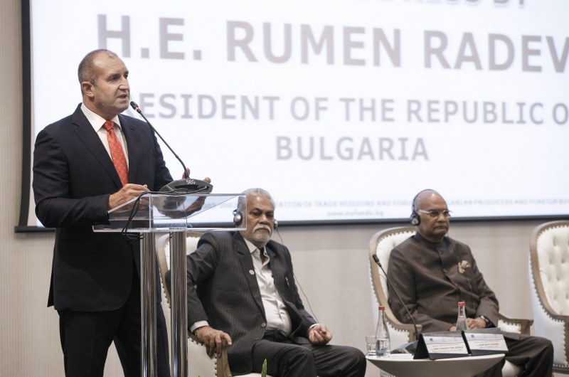 Румен Радев: Днес България и Индия заговориха в един глас и на най-високо политическо ниво, и на бизнес равнище