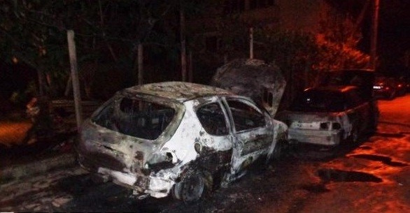 Две коли горяха край Сандански