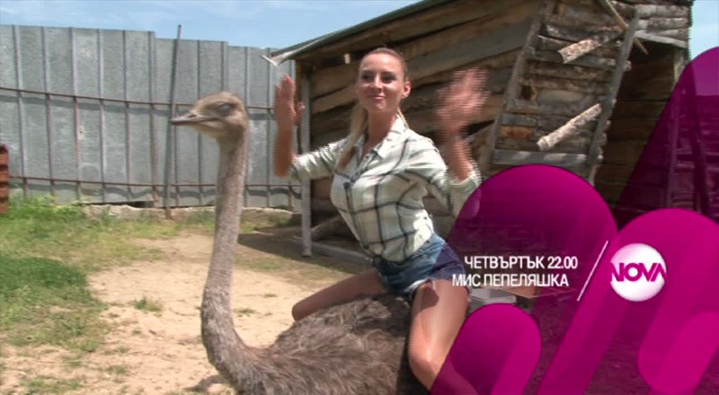 Елена Кучкова срещу щраусите в „Мис Пепеляшка”