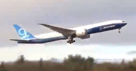 "Боинг 777X" излетя за първия си полет (ВИДЕО и СНИМКИ)