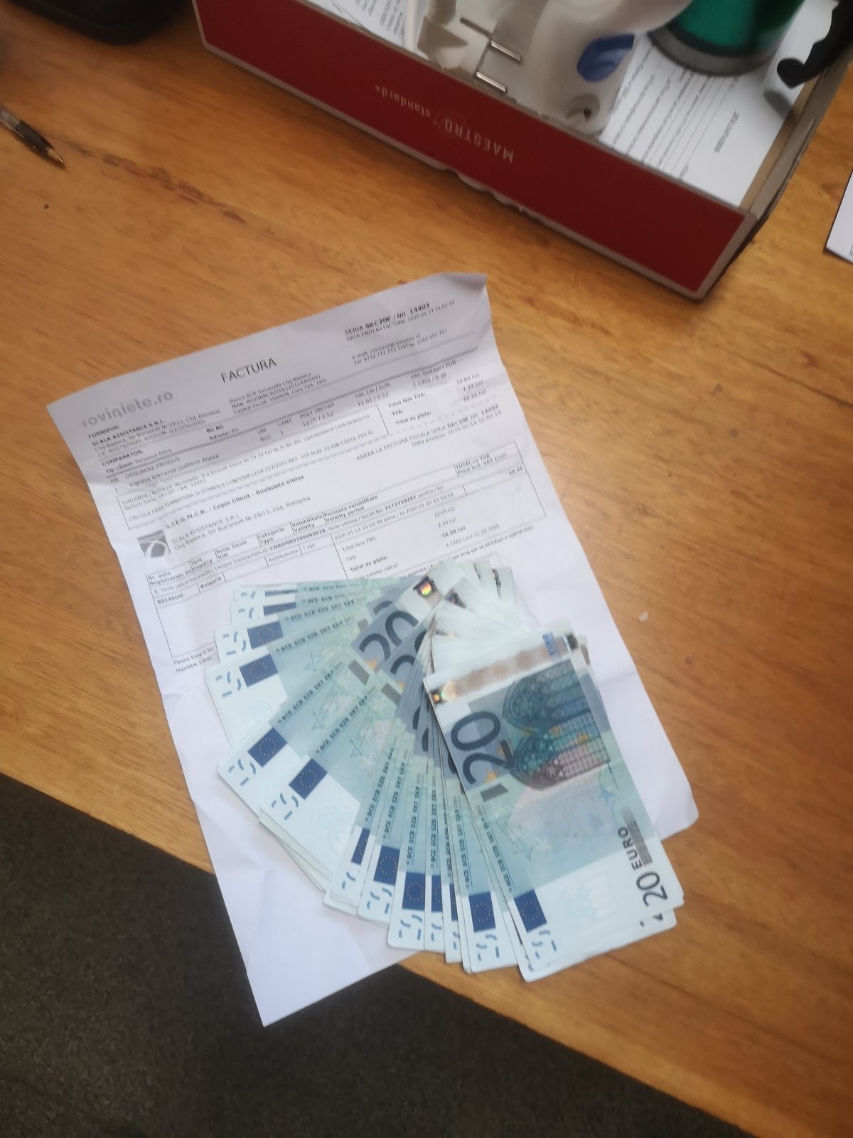 Заловиха фалшификатор на пари след пласмент на 1040 евро