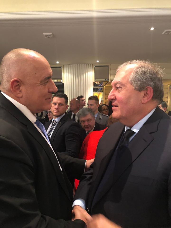 Борисов: С президента на Армения се договорихме да разширим икономическите ни отношения