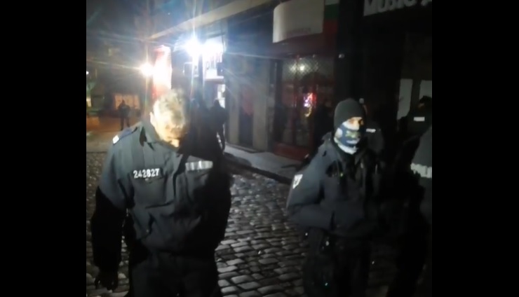 Сблъсъци пред централата на ВМРО по време на вчерашния антиправителствен протест