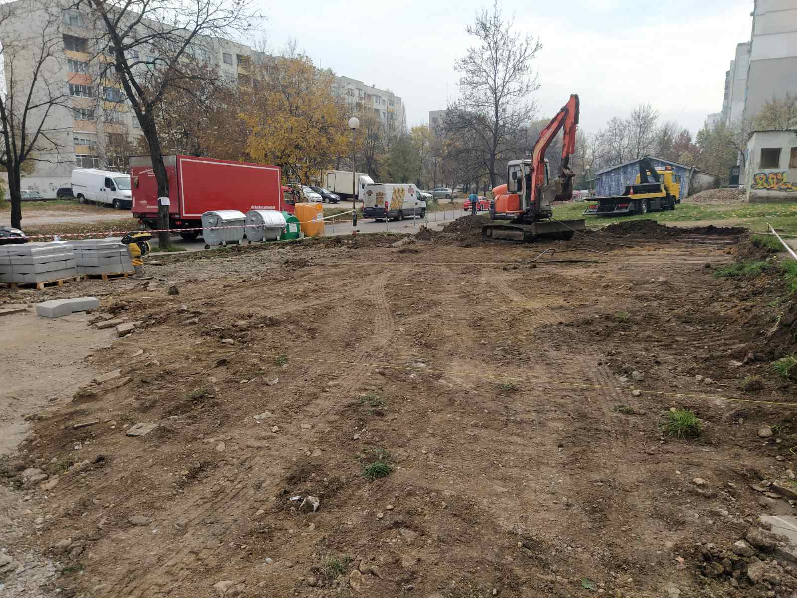 „Кална точка“ в Красна поляна става зелено междублоково пространство