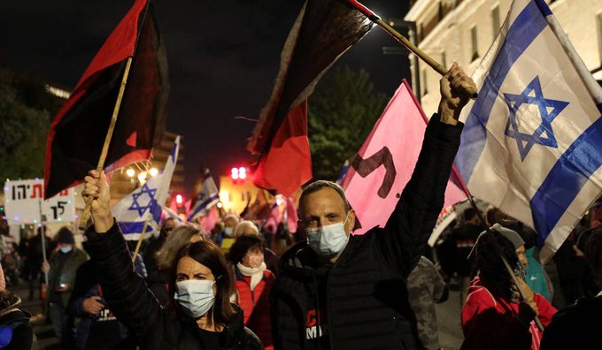 Хиляди израелци излязоха на протест срещу премиера Нетаняху