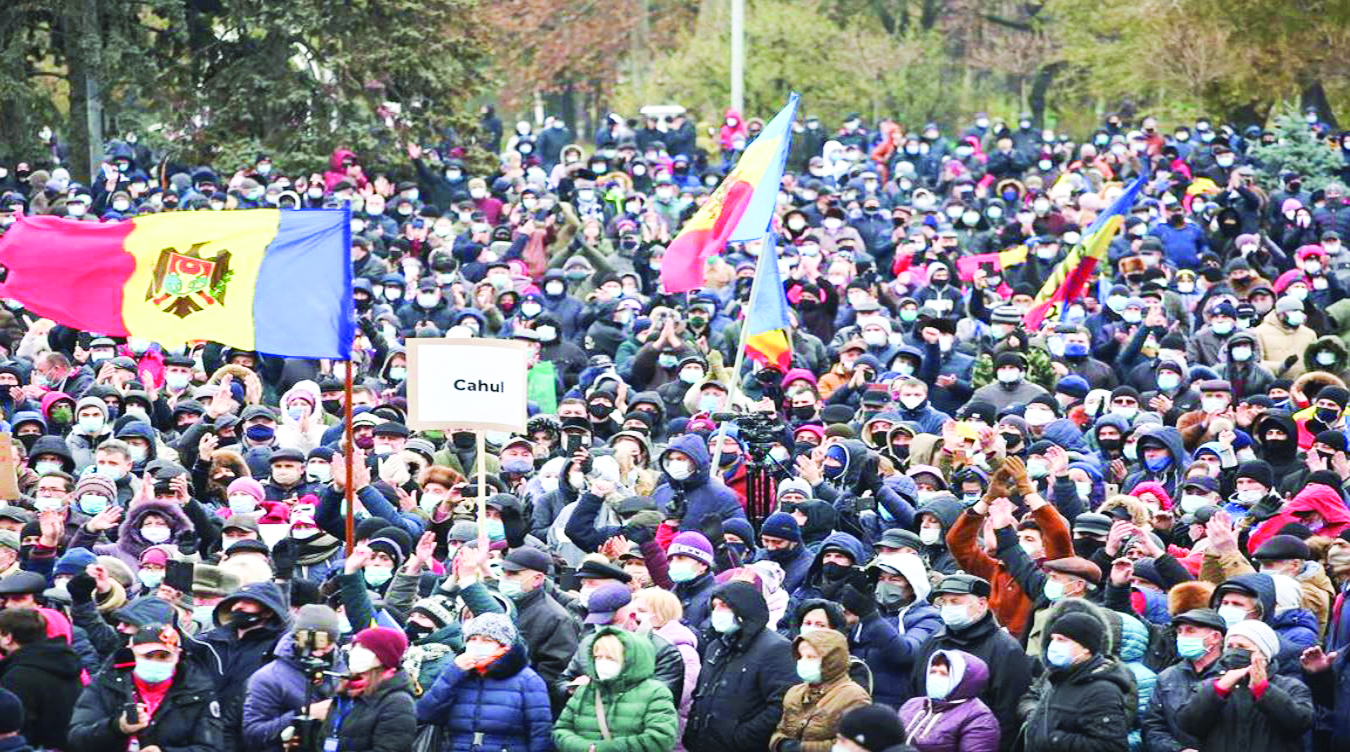 Протест поиска оставката на правителството на Молдова