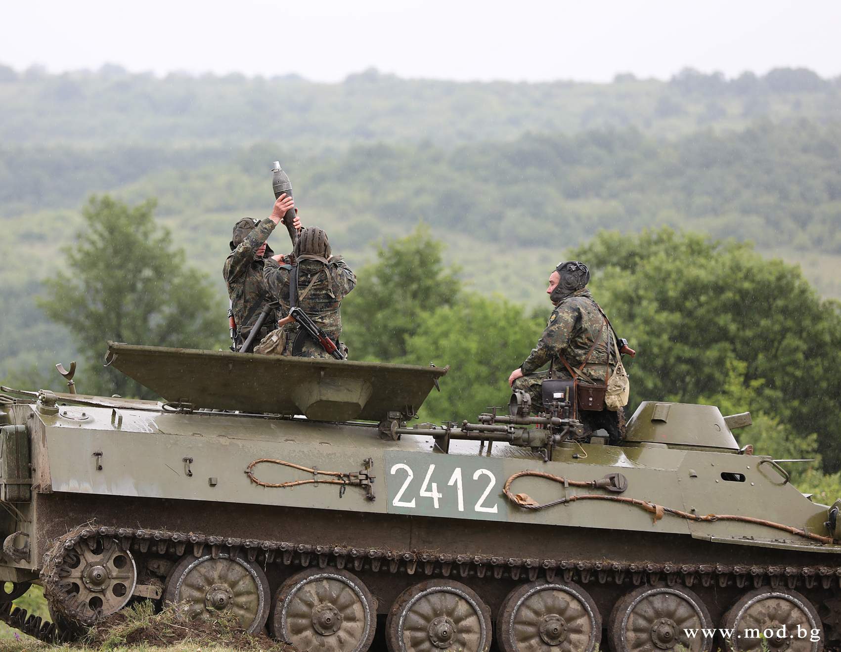 Военна пострада при маневра на бронетранспортьор на занятия край Ямбол