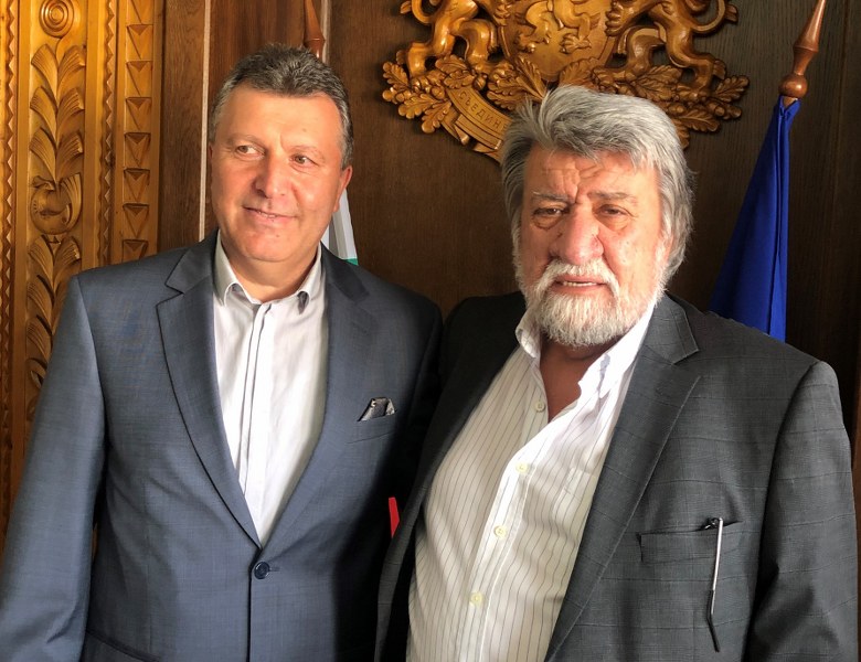 Вежди Рашидов се срещна с кмета на Банско Иван Кадев
