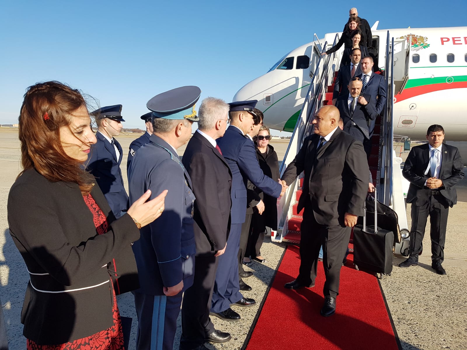 Посрещат Борисов в розовата градина на Белия дом