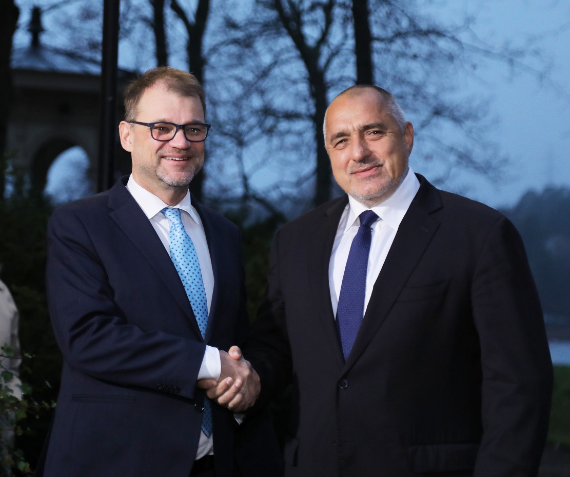 Започна срещата на премиера Борисов с финландския му колега Юха Сипила (СНИМКИ)