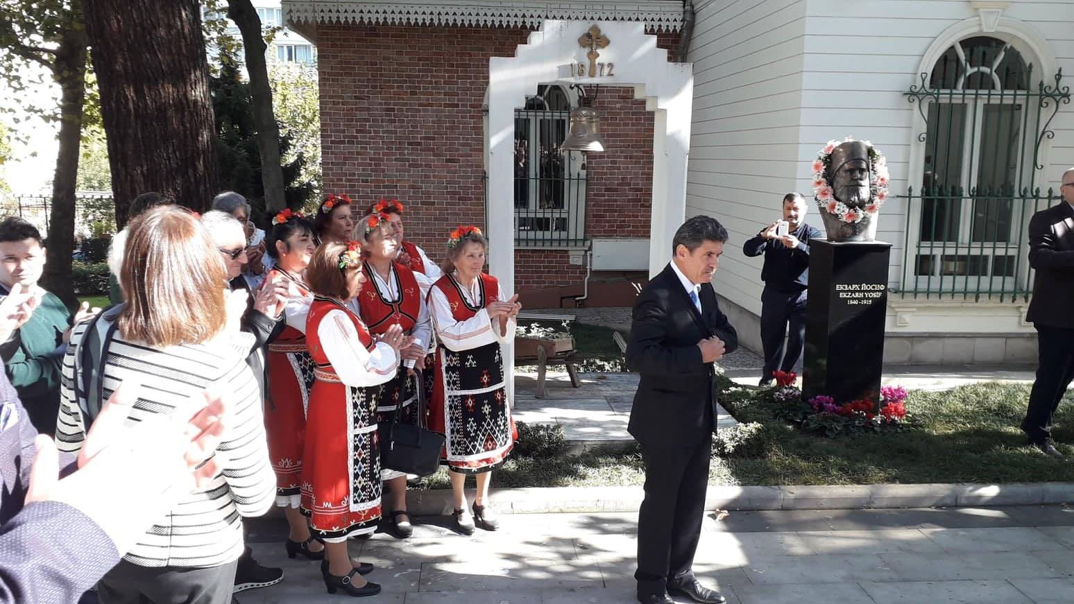 Марянските певици участваха на откриването на паметник на Екзарх Йосиф в Истанбул