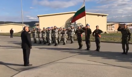 Премиерът Борисов прие строя на учение в полигона "Ново село" (ВИДЕО)