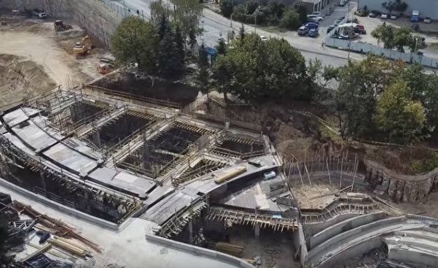 Вижте как върви строежът на комплекс „Гранд Каньон“ в София (ВИДЕО)