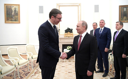 Вучич отива при Владимир Путин на 2 октомври