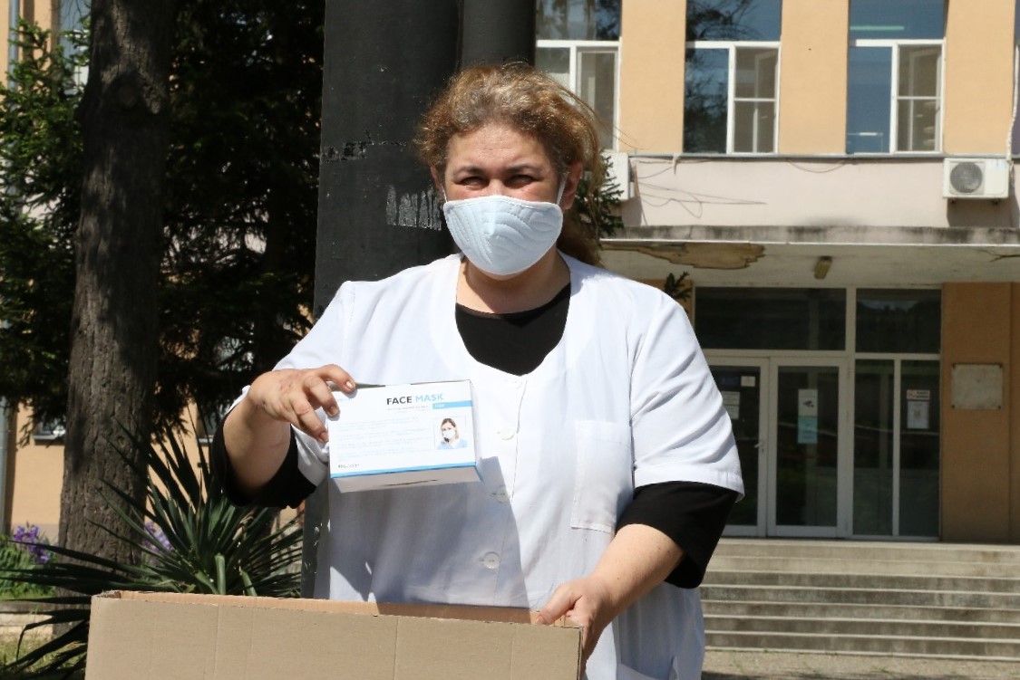 Видинската болница получи 750 маски от дарител