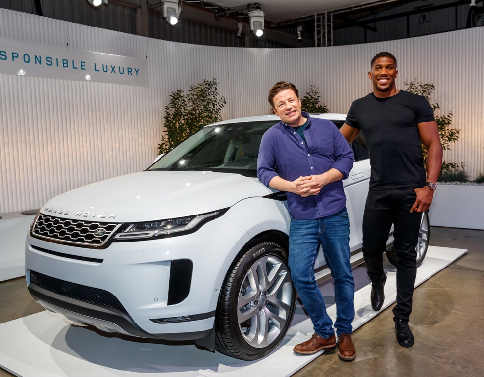 Джошуа се поти за новия Evoque, Джейми Оливър го храни