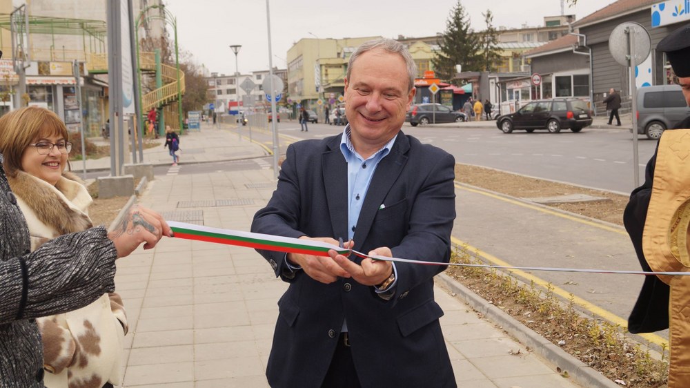 Кметът на Търговище откри обновени улици и зони за 5,5 млн. лв.