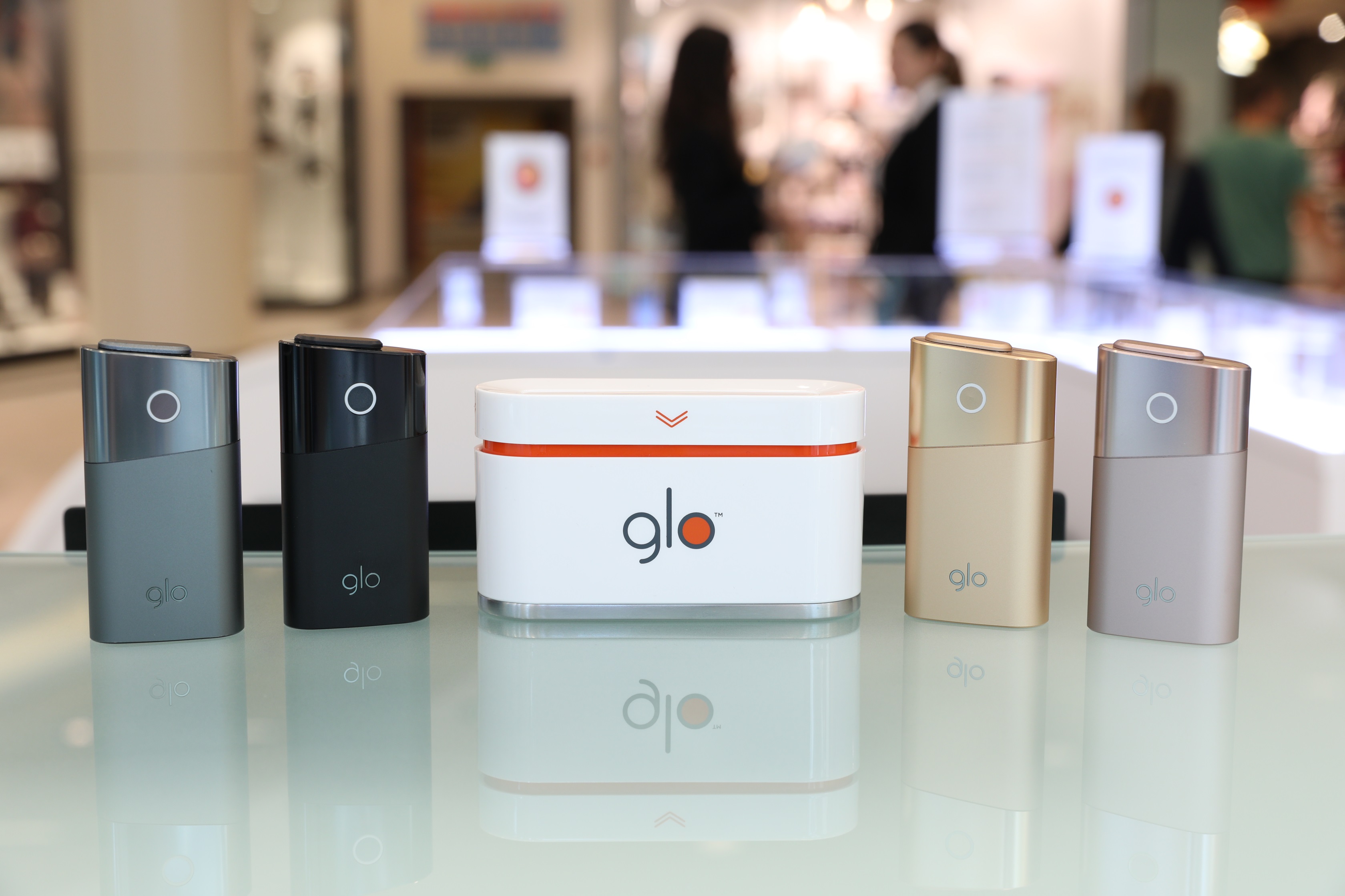 glo™ вече може да се закупи в търговските центрове в големите градове