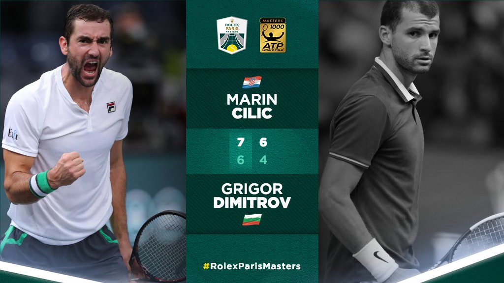 Григор приключи сезона със загуба от Чилич в Париж