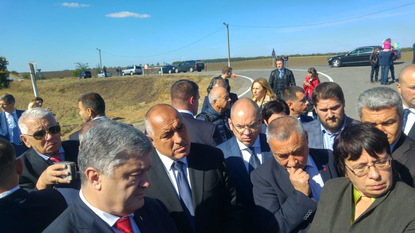 Борисов и Порошенко направиха инспекция на ремонтиран участък на международния път Одеса – Рени