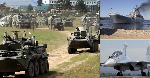 Русия започна най-големите си военни учения след Студената война