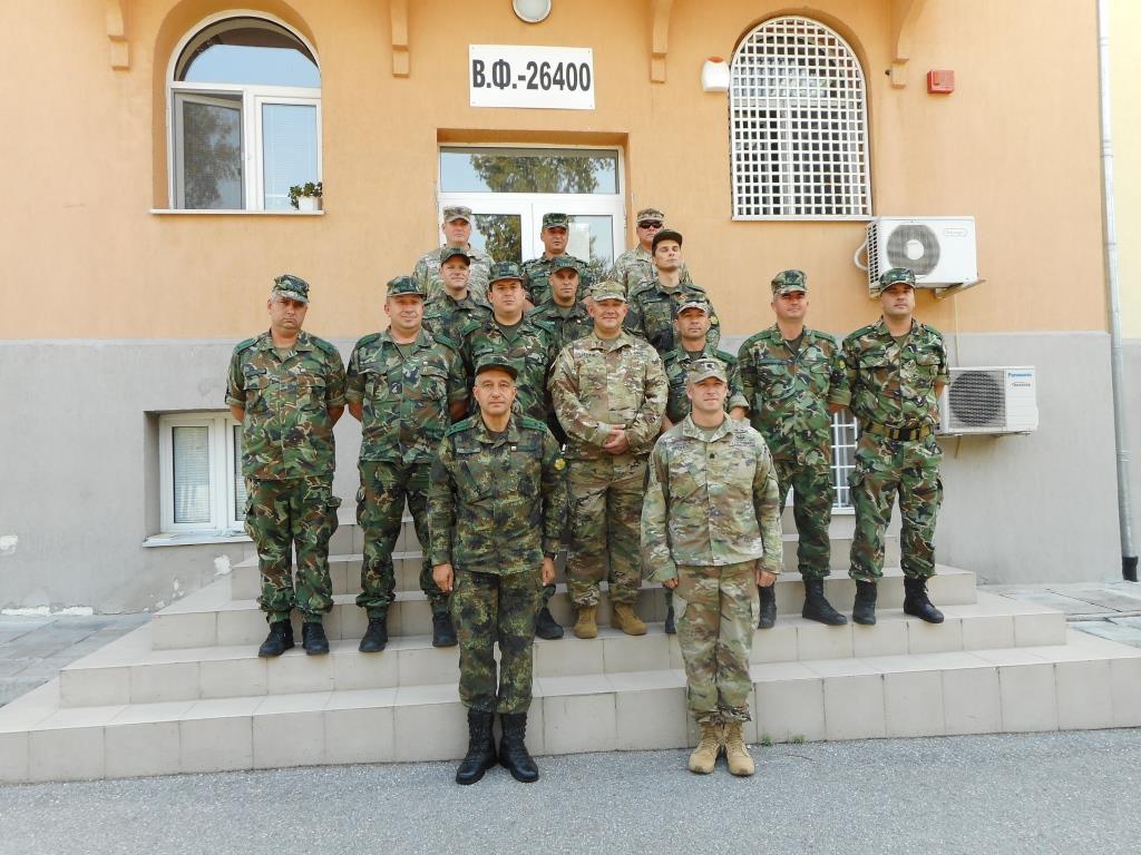 Съвместна българо-американска щабна тренировка