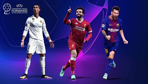 Роналдо, Меси и Салах спорят за нападател №1