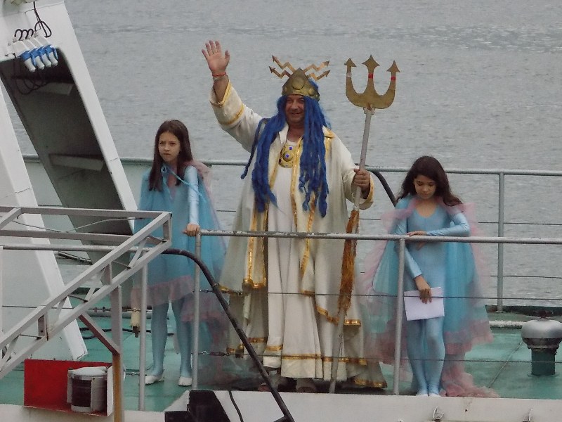 Нептун с русалки излезе от Дунав край Лом