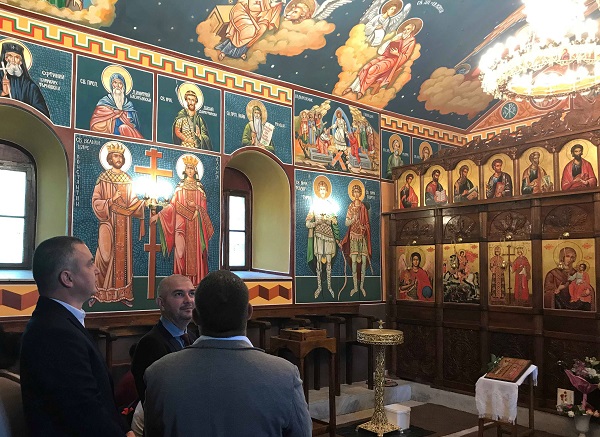 Откриха изографисания храм в село Царевци