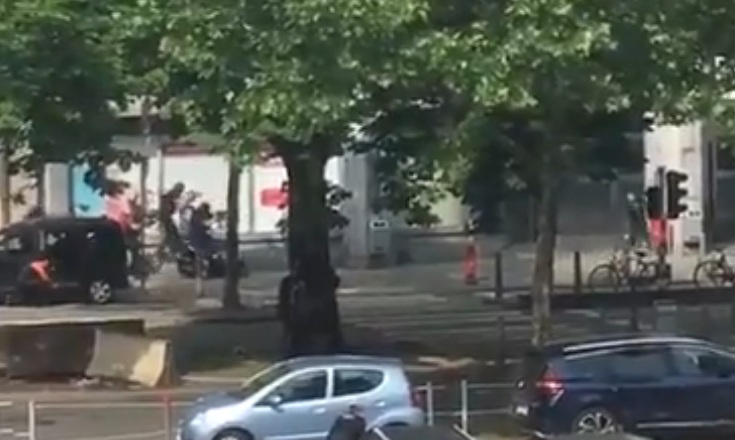 Вижте как полицията ликвидира нападателя от Лиеж (ВИДЕО)