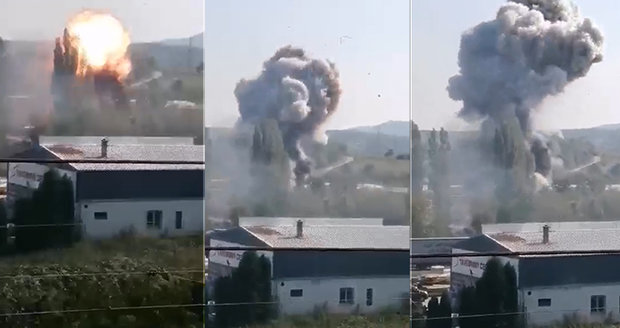 Експлозии в склад за боеприпаси в Чехия (ВИДЕО)