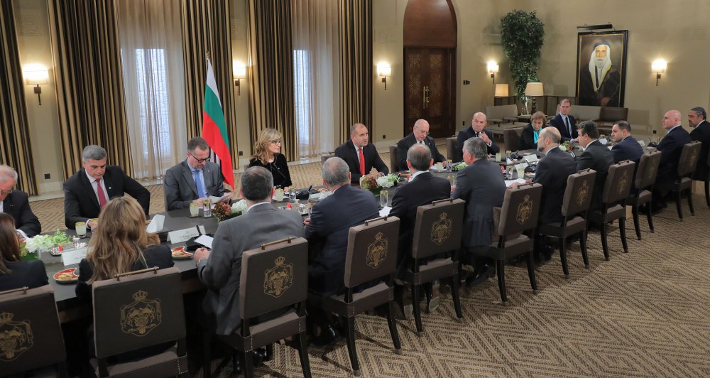 Румен Радев: Йордания трябва да бъде подкрепяна от България и от ЕС, защото има реален принос в борбата с нелегалната миграция