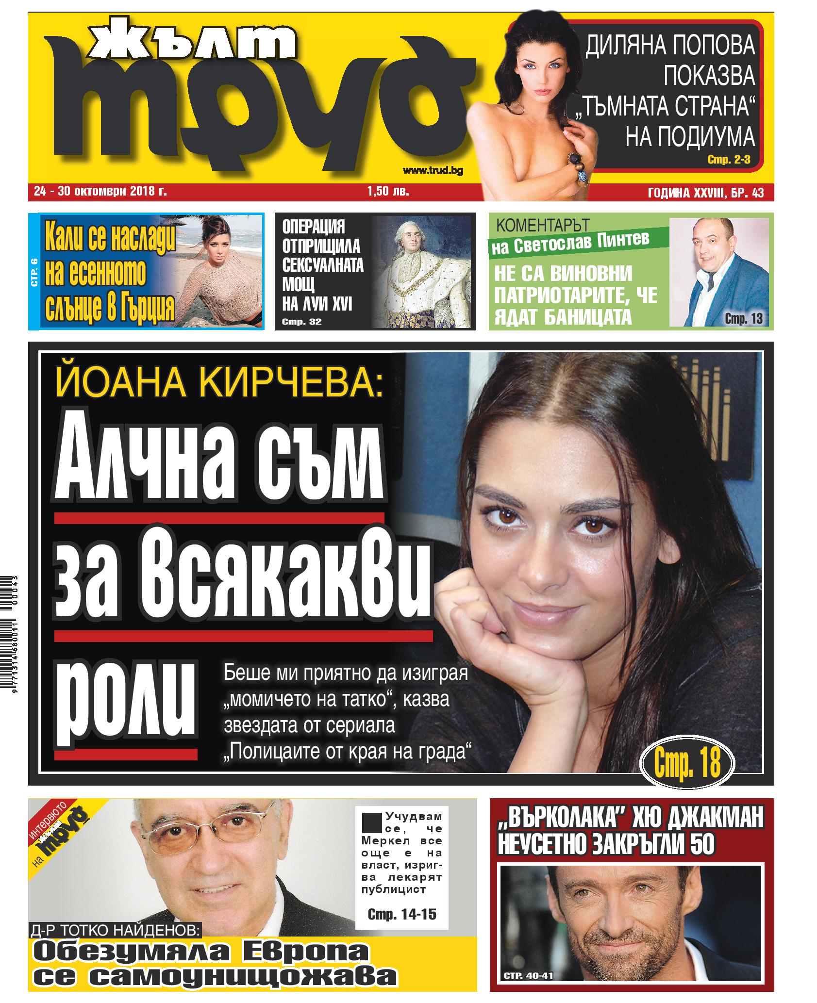 Йоана Кирчева: Алчна съм за всякакви роли