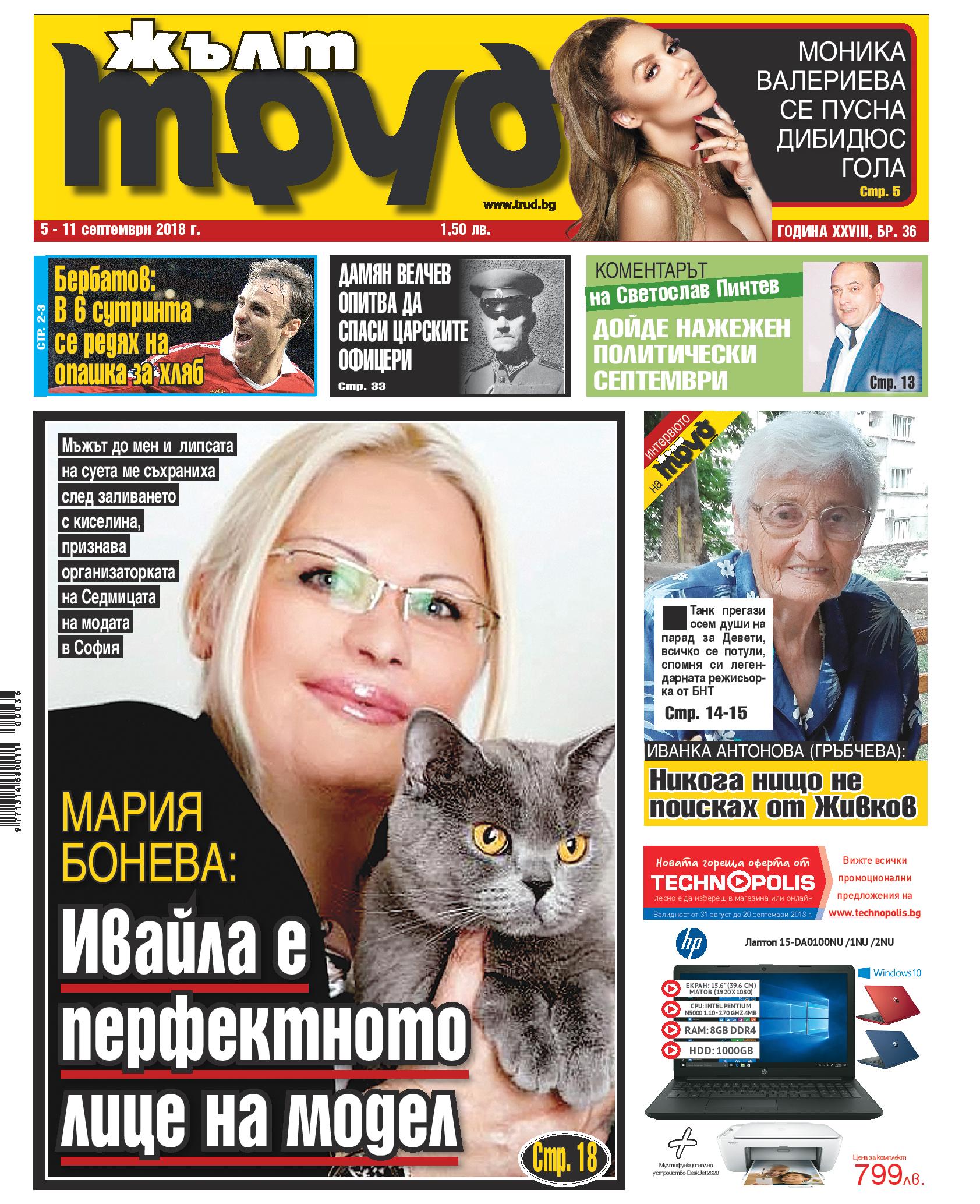 Мария Бонева: Ивайла е перфектното лице на модел