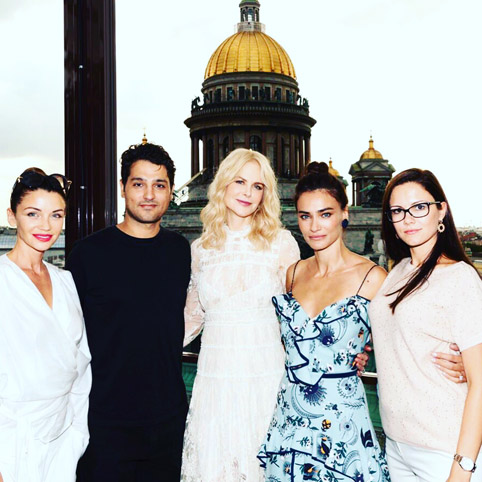 Диляна Попова на парти с Никол Кидман в Русия