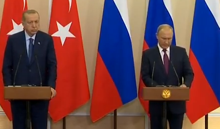 Гледайте НА ЖИВО пресконференцията на Путин и Ердоган в Сочи (ВИДЕО)