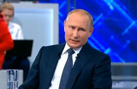 Гледайте 16-ата "Пряка линия" на Путин (ВИДЕО)