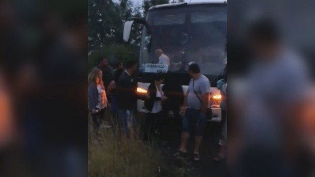 Автобус на „Юнион-Ивкони” аварира във Франция