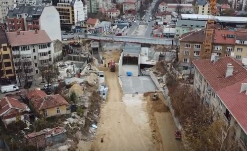 Вижте как върви изграждането на третия лъч на метрото в София (ВИДЕО)