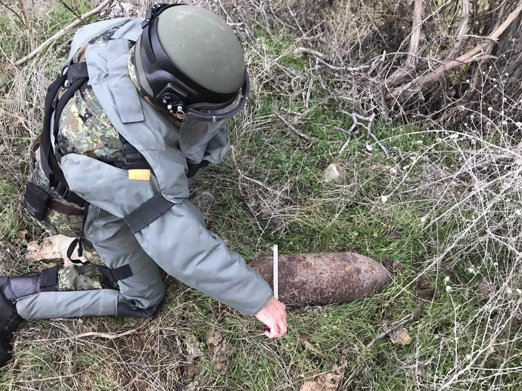 Военни унищожиха невзривена авиобомба, открита в Асеновград