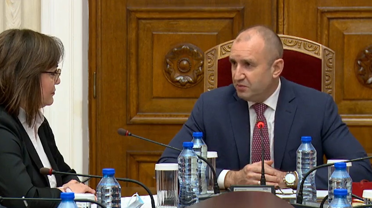 Нинова: Не воюваме с президентската институция. Радев: Не сме имали раздор с БСП