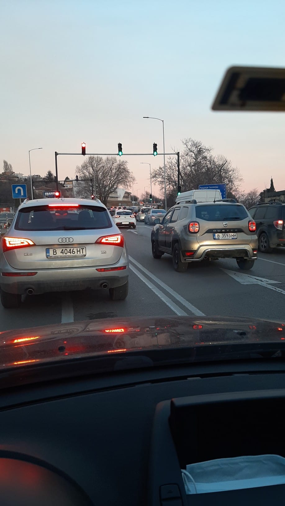 Ремонт затапи част от пътя Варна-Златни пясъци
