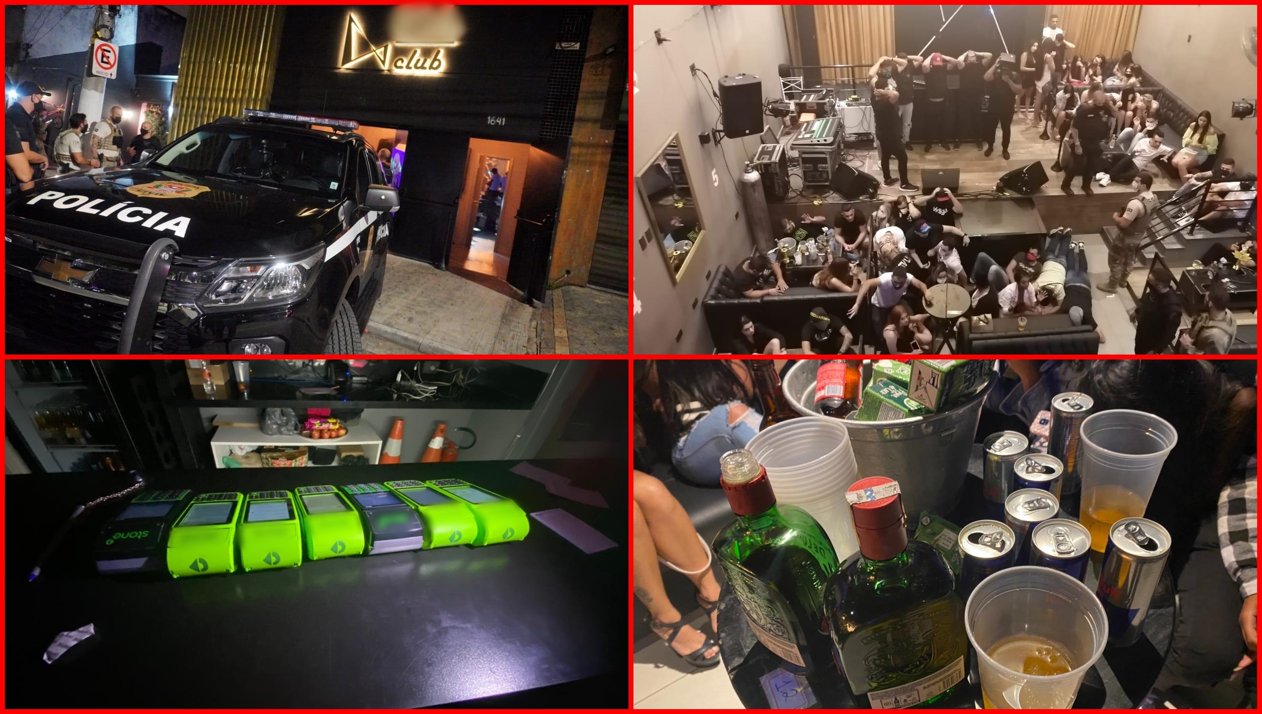 Бразилската полиция разби тайно парти с 600 участници (ВИДЕО)