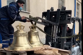 Камбани от Украйна бият в храм „Св. Пимен Зографски“