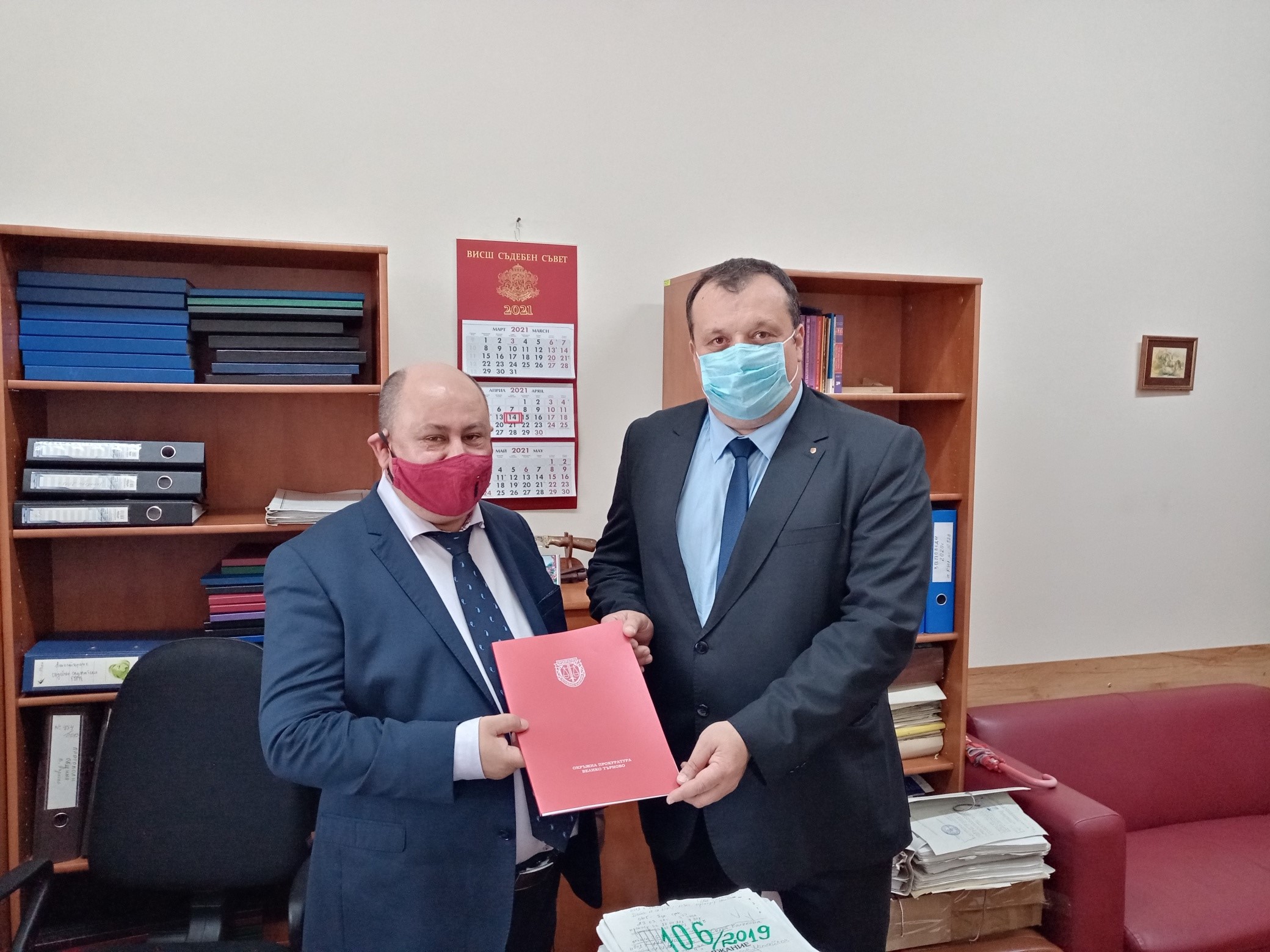 Тихомир Шабов пое втори мандат като ръководител на Районната прокуратура във Велико Търново