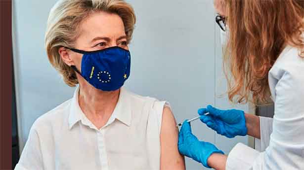 Урсула фон дер Лайен се имунизира срещу COVID-19 с "Пфайзер"