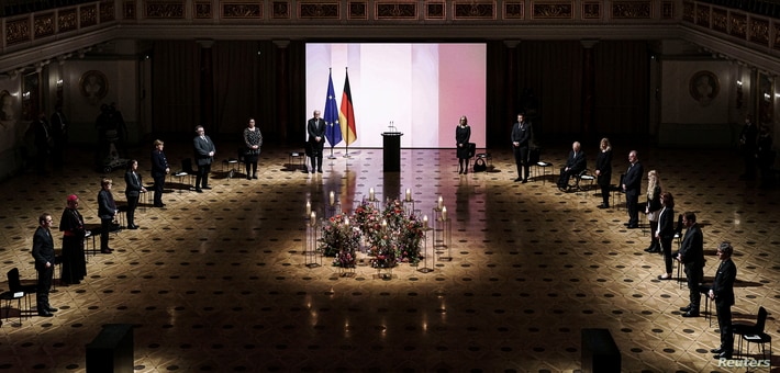 Германия почете паметта на своите 80 000 жертви на пандемията